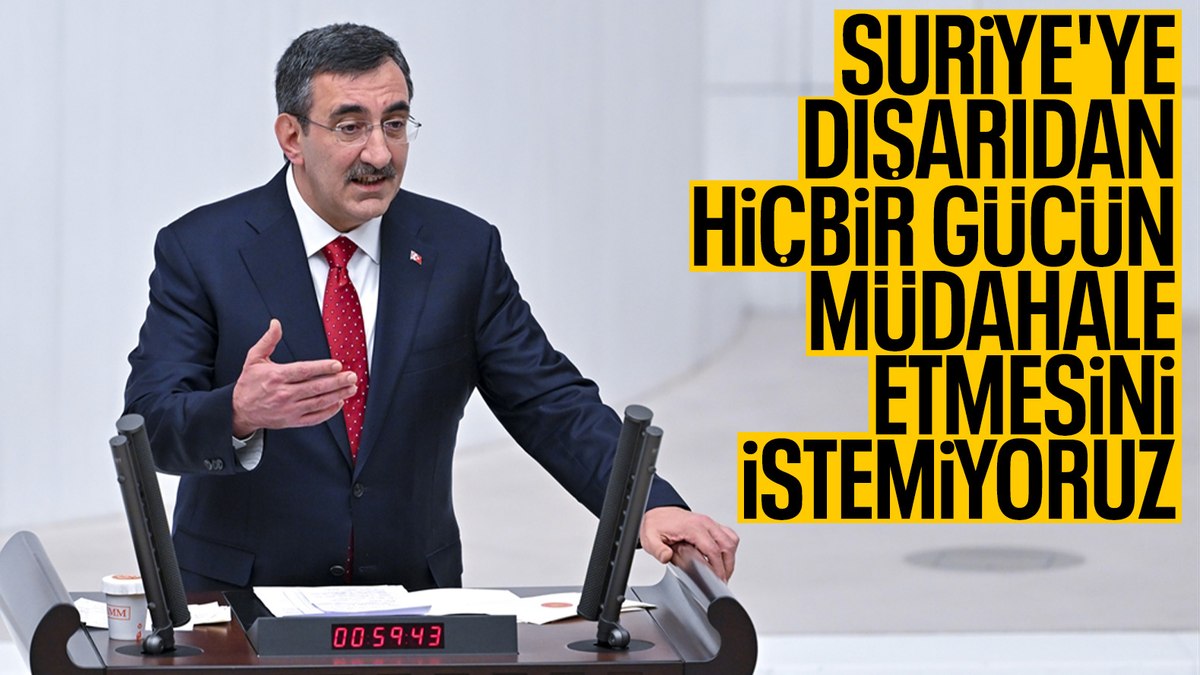 Cevdet Yılmaz’dan Suriye açıklaması: Dışarıdan hiçbir gücün müdahalesini istemiyoruz